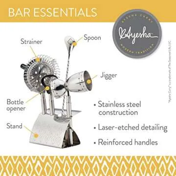 Buy Ayesha 5-Piece Bar Essentials Tool Set Online