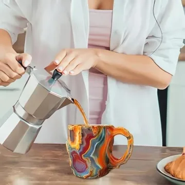 Colorful Mineral Crystal Coffee Mugs for 2024