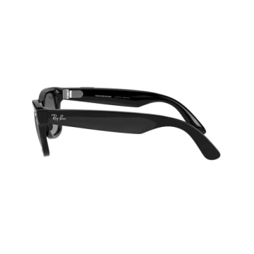 Ray-Ban Stories | Wayfarer Square Smart Glasses, Black/Polarized Grey Gradient, 50 mm