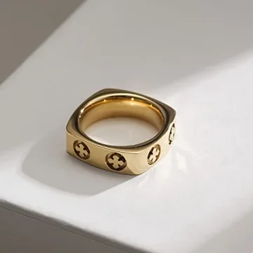 Stunning CIUNOFOR 14K Gold Plated Ring for Everyone