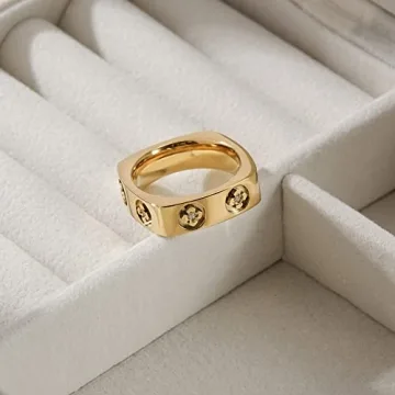 Stunning CIUNOFOR 14K Gold Plated Ring for Everyone