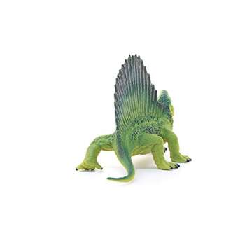 Schleich Dinosaurs, Realistic Dinosaur Figurines for Boys and Girls, Dimetrodon Toy Figurine, Green, Ages 4+