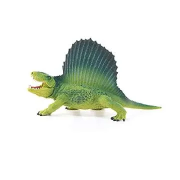 Schleich Dinosaurs, Realistic Dinosaur Figurines for Boys and Girls, Dimetrodon Toy Figurine, Green, Ages 4+