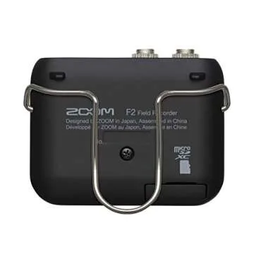 Zoom F2 Compact Recorder for Clip-Free Audio Recording