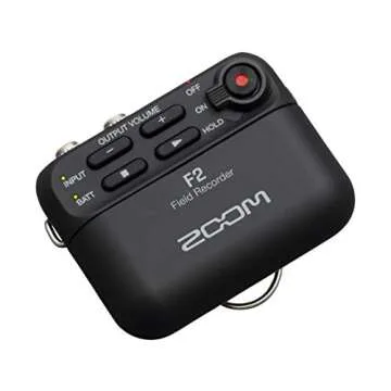 Zoom F2 Compact Recorder for Clip-Free Audio Recording