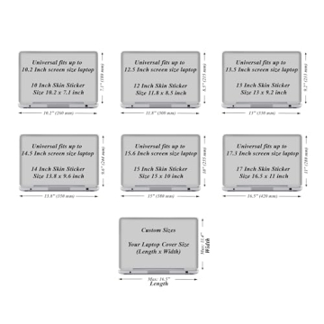 Elegant 15-Inch Laptop Skin Cover for Easy Personalization