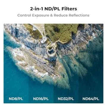 K&F Concept ND PL Filter Kit for DJI NEO - 4 Pack