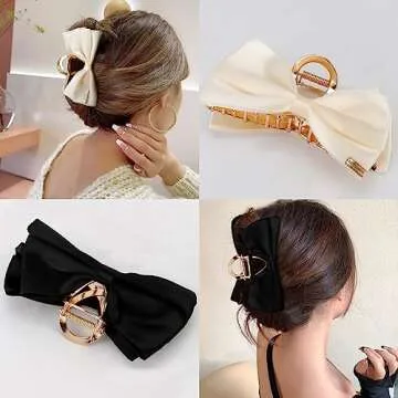 Stylish 𝑪𝑼𝑩𝑨𝑪𝑶 Hair Bow Clips for All Occasions