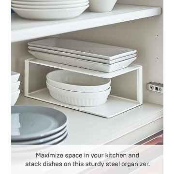 Yamazaki Kitchen Organizer - Stylish Two-Tier Storage Rack