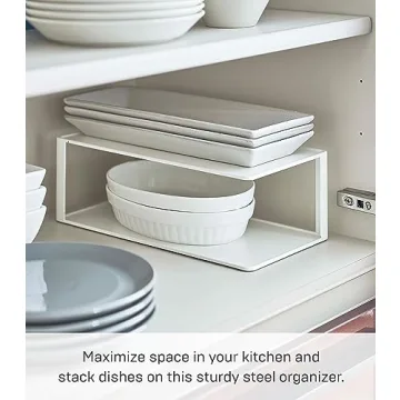 Yamazaki Kitchen Organizer - Stylish Two-Tier Storage Rack