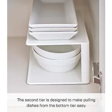 Yamazaki Kitchen Organizer - Stylish Two-Tier Storage Rack