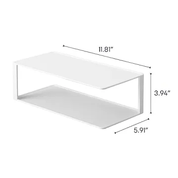 Yamazaki Kitchen Organizer - Stylish Two-Tier Storage Rack