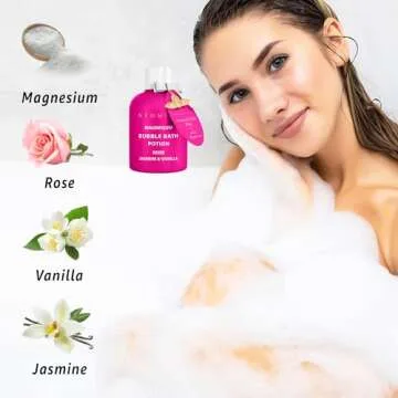 Luxury Magnesium Bubble Bath for Stress Relief Relaxation