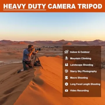 80/85" Heavy Duty Tripod for Camera and Phone