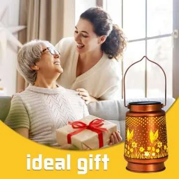 Hummingbird Solar Lantern for Garden Decor Gifts