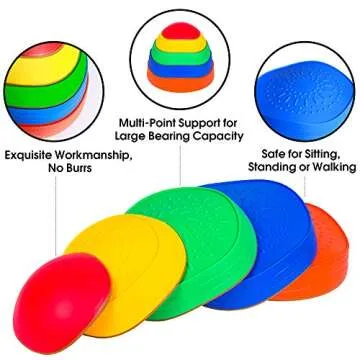 OMNISAFE Stepping Stones - Fun Balance Toys for Kids