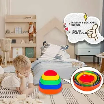 OMNISAFE Stepping Stones - Fun Balance Toys for Kids