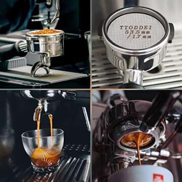 54mm Reusable Espresso Puck Screen for Perfect Coffee