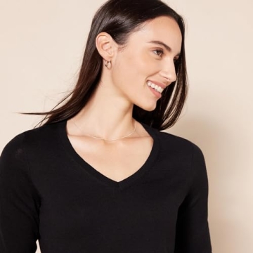 Women's Lightweight V-Neck Sweater - Comfort & Style