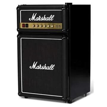 Marshall MF3.2 MF32BLKNA 3.2 Cubic-Foot Medium-Capacity Bar Fridge, Black