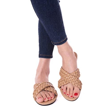 Stylish Mtzyoa Women Crossover Sandals for Summer Comfort