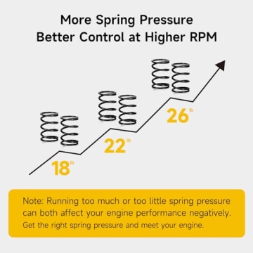 HIAORS 18lb Valve Springs for Enhanced Engine Performance