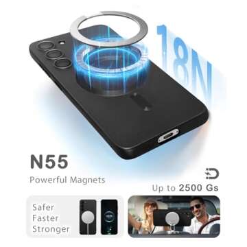 Amzfield Magnetic Case for Samsung Galaxy S23 Plus - Durable & Stylish