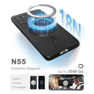 Amzfield Magnetic Case for Samsung Galaxy S23 Plus - Durable & Stylish