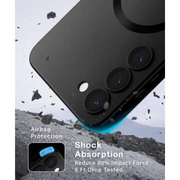 Amzfield Magnetic Case for Samsung Galaxy S23 Plus - Durable & Stylish