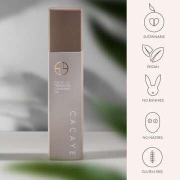 CACAYE Makeup Cleansing Oil - 3-in-1 Anti-Aging Cleanser