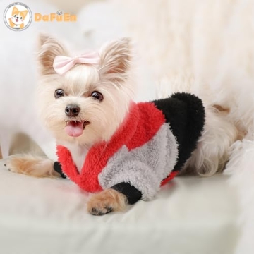 Stylish Dog Sweater Hoodie for Small Dogs Winter Wear