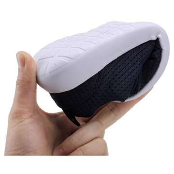 TOEDNNQI Kids Lightweight Breathable Athletic Sneakers