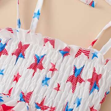Noubeau Toddler 4th of July Dress for Kids