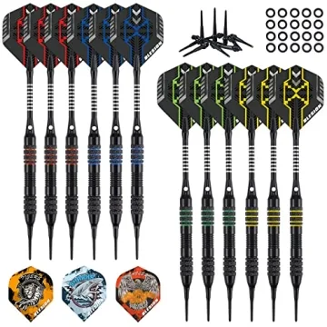 Blesion Electronic Dart Board Set with 27 Game Options