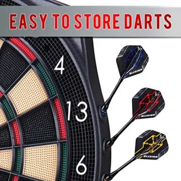 Blesion Electronic Dart Board Set with 27 Game Options