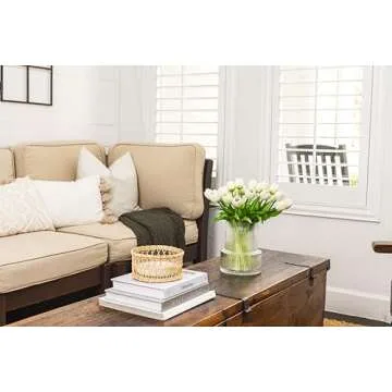 Tulips and Vase Gift Set for Elegant Home Decor