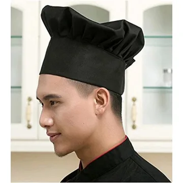 Hyzrz Adjustable Chef Hat - Black Cooking Cap