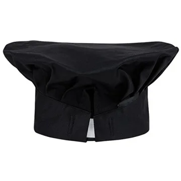Hyzrz Adjustable Chef Hat - Black Cooking Cap