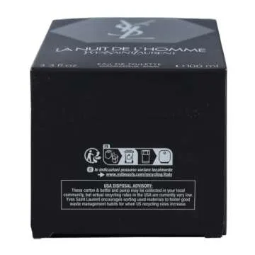 Yves Saint Laurent La Nuit De L'Homme by Yves Saint Laurent for Men - 3.3 oz EDT Spray