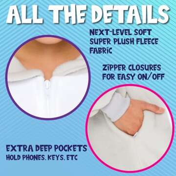 Funziez Slim Fit Adult Onesie - Animal Costume for Halloween