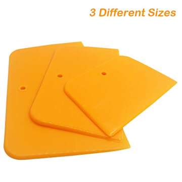 DaKuan Set of 9 Body Filler Spreaders - Reliable Reusable Tools for Auto Repair