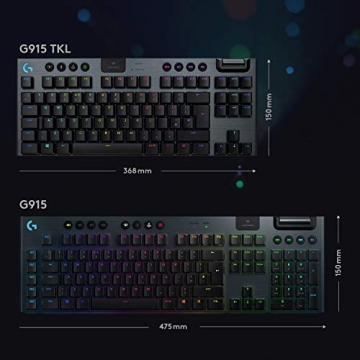 Logitech G915 TKL Wireless Mechanical Gaming Keyboard