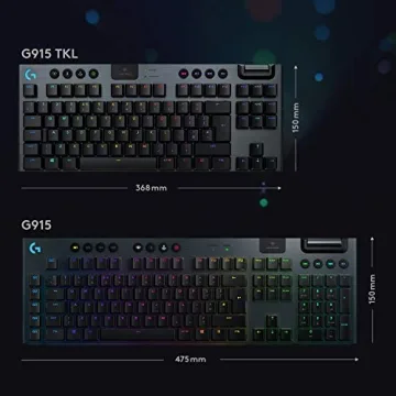 Logitech G915 TKL Wireless Mechanical Gaming Keyboard