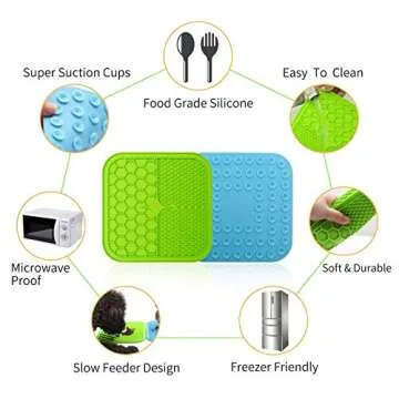 Premium Dog Lick Pad | Suction Cups for Anxiety Relief