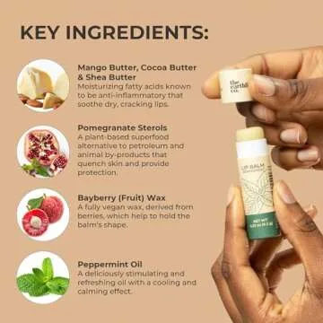 Earthling Co. Organic Mint Lip Balm - Eco-Friendly Care