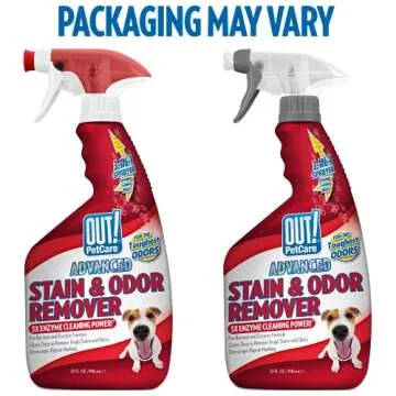 OUT! Advanced Stain and Odor Remover - Powerful 32 Oz for Pet Messes