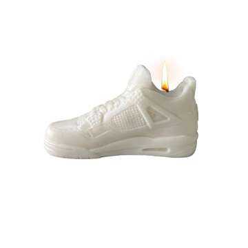 EXIGENT Sneaker Shoe Candle Basketball Home Decor Living Room Bedroom Gift (White_AJ4)