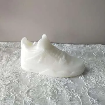 EXIGENT Sneaker Shoe Candle Basketball Home Decor Living Room Bedroom Gift (White_AJ4)