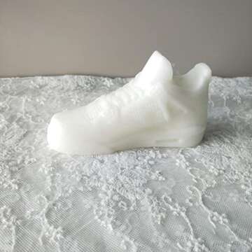 EXIGENT Sneaker Shoe Candle Basketball Home Decor Living Room Bedroom Gift (White_AJ4)