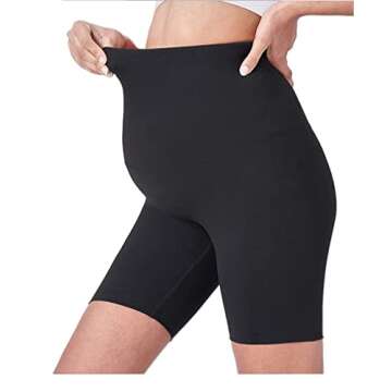 OQQ Maternity Athletic Shorts Over The Bump Yoga